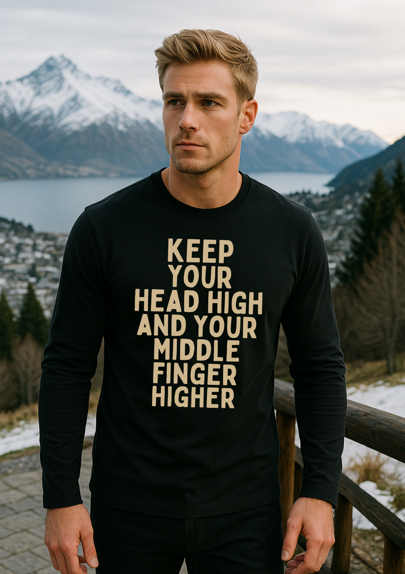 Keep Your Head High And Your Middle Finger Higher Sweatshirt