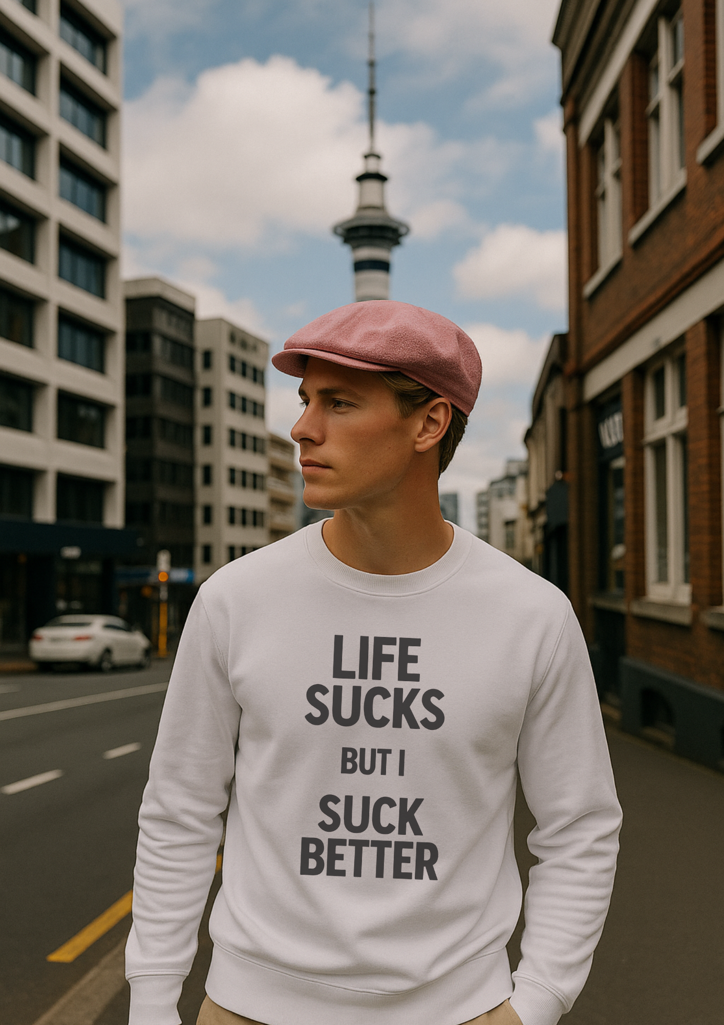 Life Sucks But I Suck Better Sweatshirt