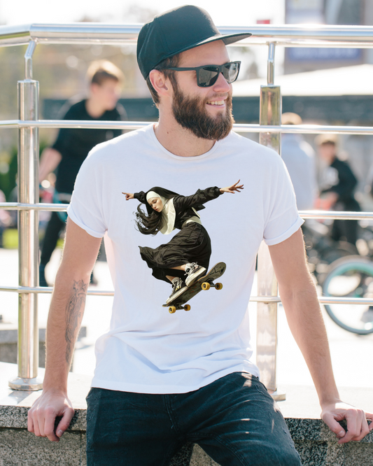 Nun Skating T-shirt