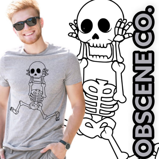 Skeleton running T-shirt