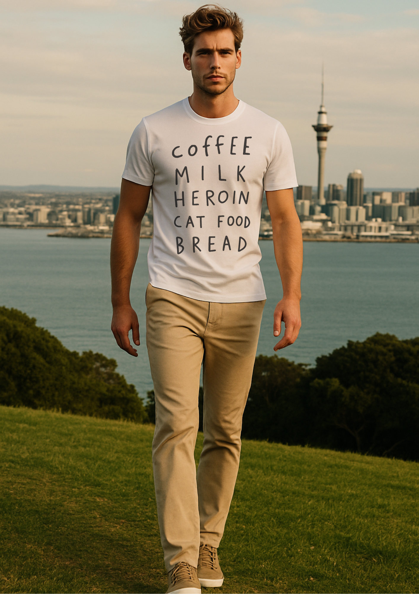 Coffee Milk Heroin Cat Food Bread T-shirt