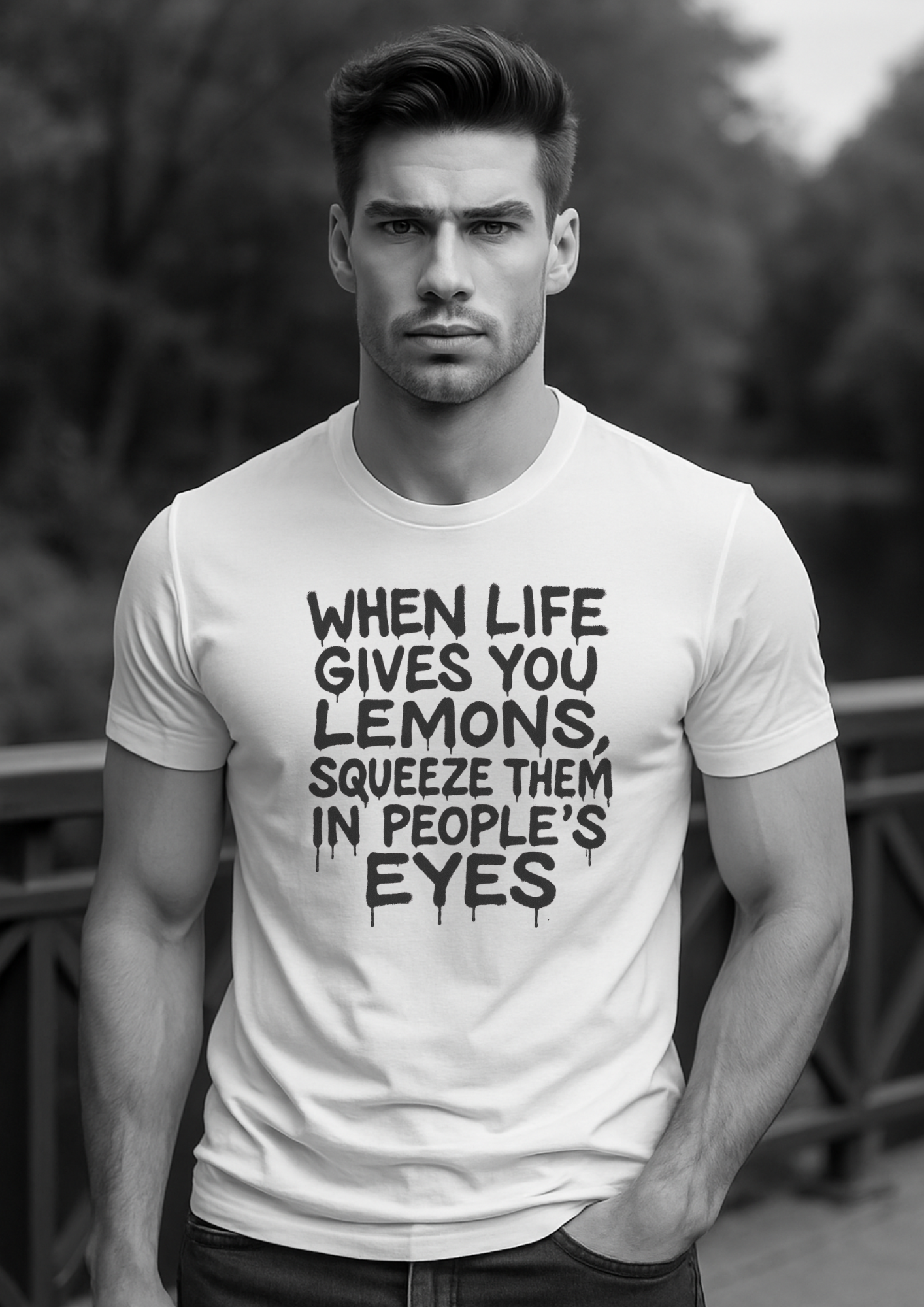 When Life Gives You Lemons, Squeeze Them In People’s Eyes T-shirt